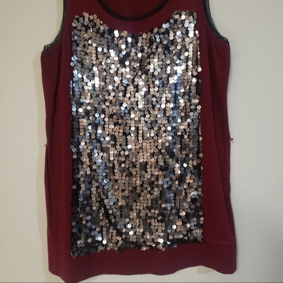 Vera Wang t-shirt with silvery sequins - Picture 4 of 11